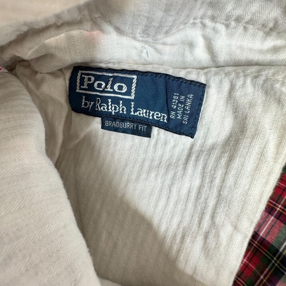 Vintage Polo Ralph Lauren Men's Bleeker Shorts Size 36 Plaid Bradburry Fit - Picture 6 of 11